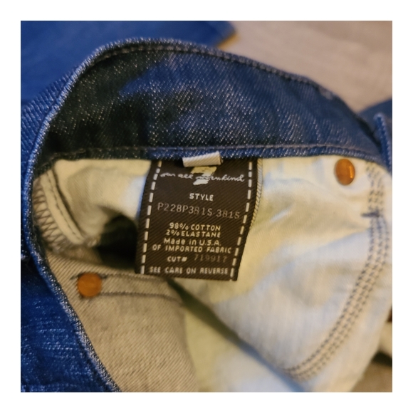 7 For All Mankind Flip Flop Low Rise Jeans Size 27 - Picture 4 of 4